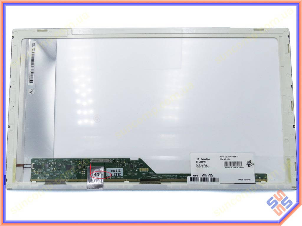 

Матрица N156B6-L0A 15.6" LED Normal (1366*768, 40pin слева, Матовая).