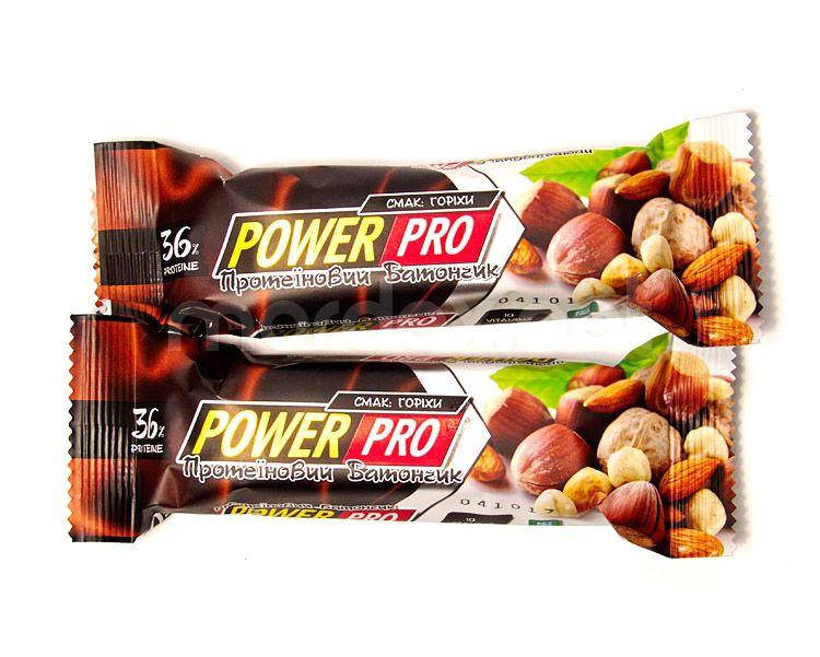 

Протеїновий батончик Power Pro 36% горіх 60 г