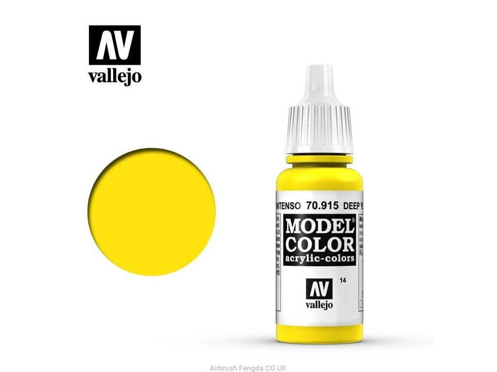 

Темно желтый. Краска водорастворимая акриловая 17 мл. VALLEJO MODEL COLOR 70915