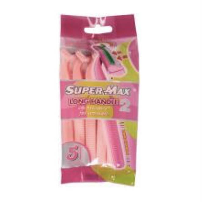 

Станки одноразовые Super-Max Long handle женские 5 шт.
