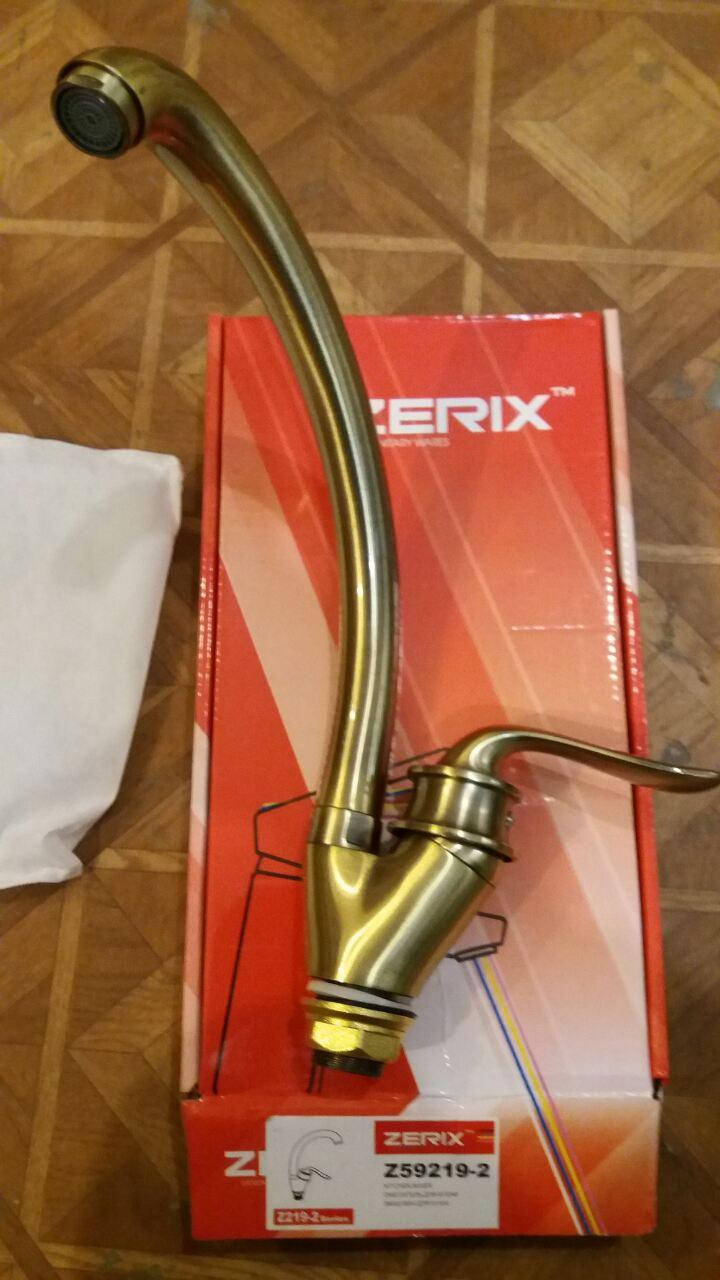 

Смеситель для кухни Zerix Z59219-2 Бронза