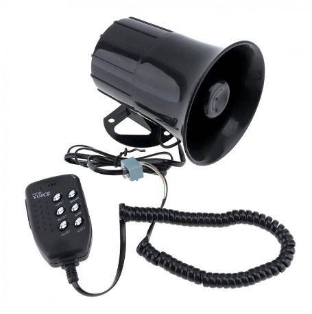 

СИРЕНА 6 ТОНОВ ПОЛИЦЕЙСКАЯ ЗВУКОВОЙ СИГНАЛ МЕГАФОН 100W ГРОМКАЯ