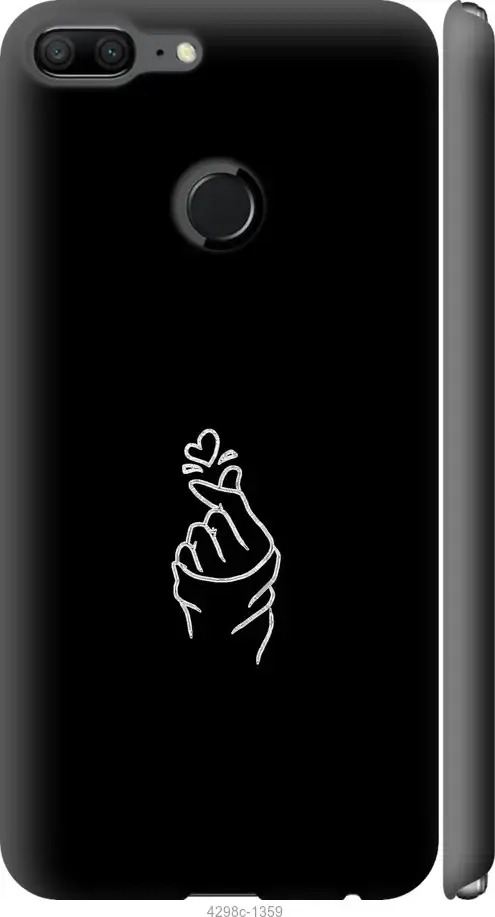 

Чехол на Huawei Honor 9 Lite Love You "4298c-1359-4074", Черный