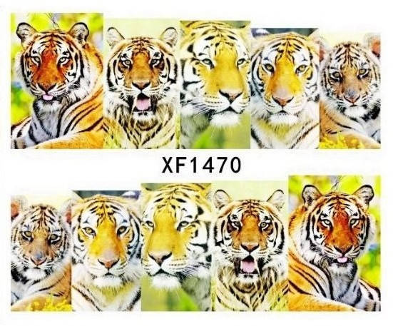 

Слайдер дизайн, водные наклейки на ногти для маникюра XF (YZW) 1470, Разные цвета