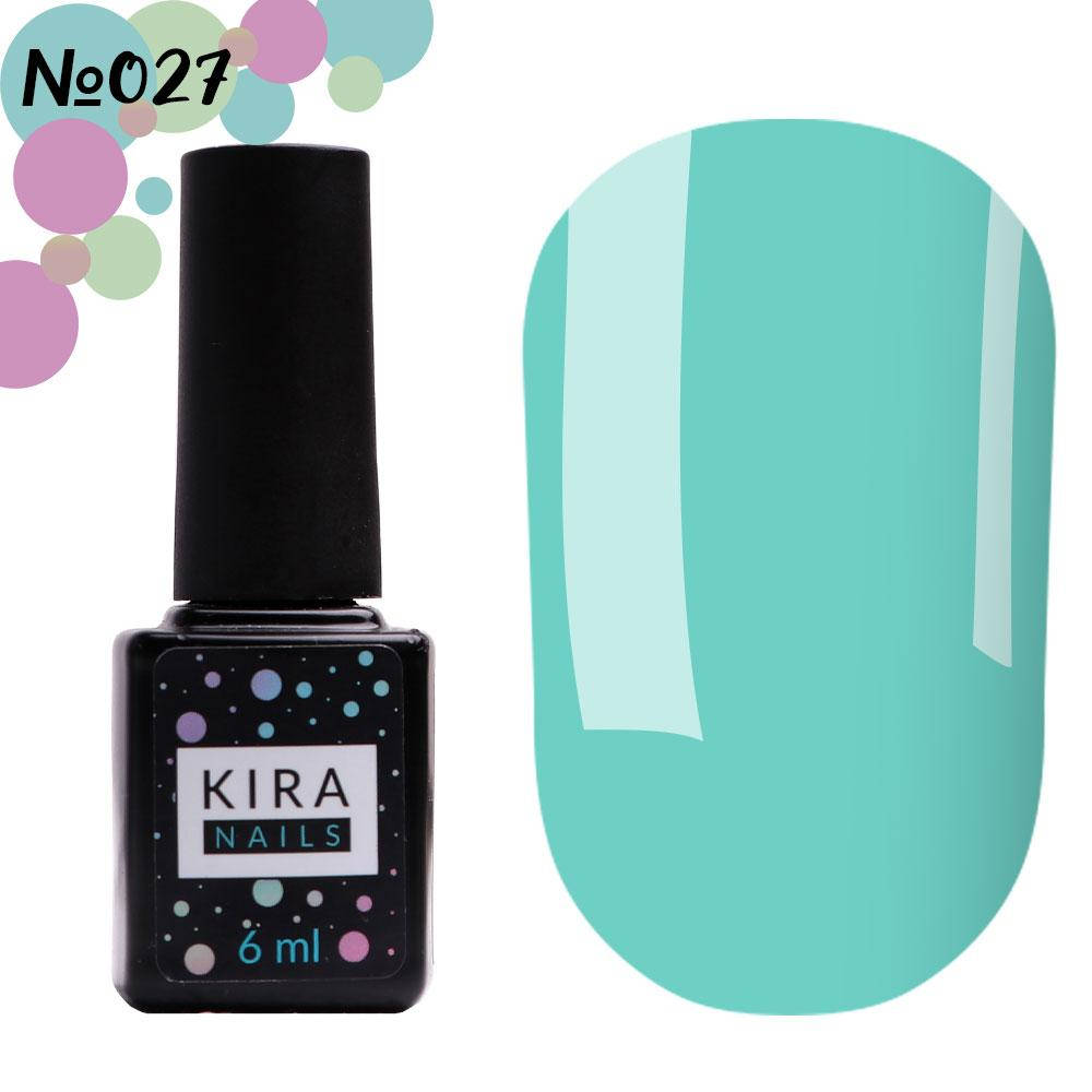

Гель-лак Kira Nails №027, 6 мл (голубой)
