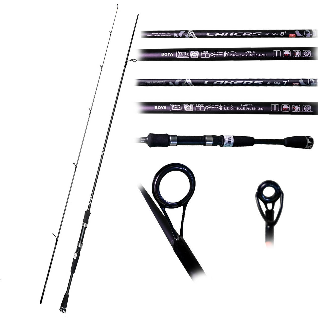 

Спінінг штекерний Lakers 256 2,40м 10-30 грама