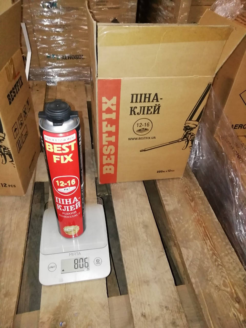 

Клей пена для пенопласта "BestFix" профессиональная 800мл