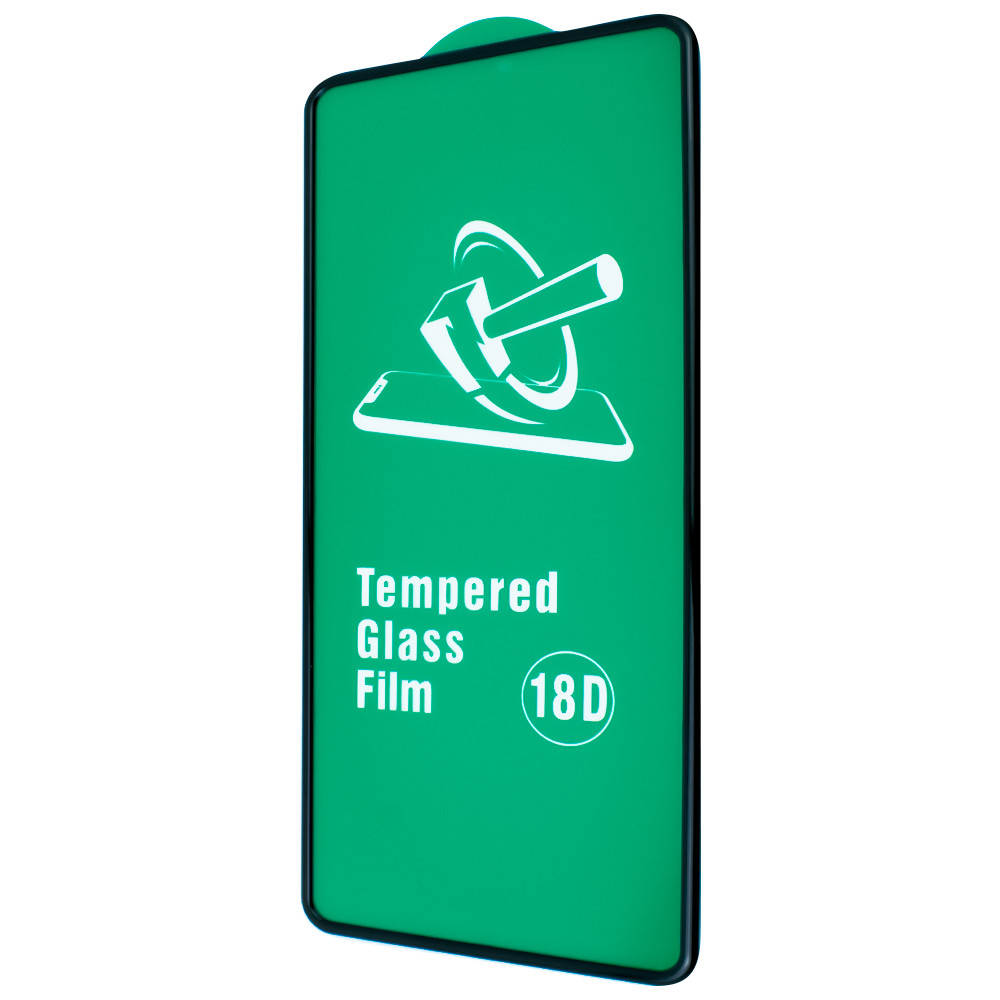 

Защитное стекло 18D Full Glue silicone edge Xiaomi Poco X3 (n/p) Black, Черный