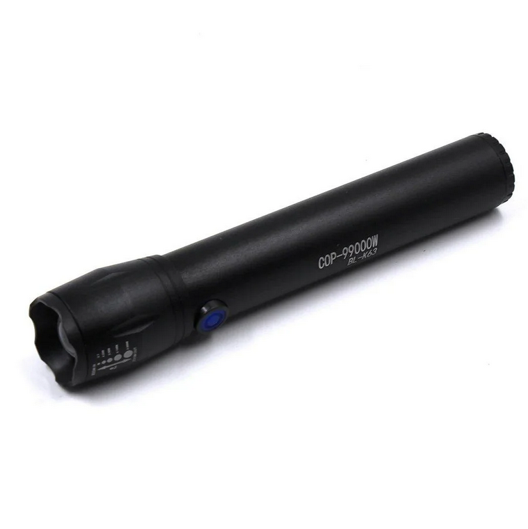 

Фонарик ручной BL K63 18650 usb charge | Светодиодный фонарь на аккумуляторе, Черный