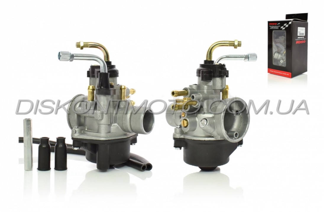 

Карбюратор Minarelli 17.5mm Yamaha ,ручной подсос "KOSO" Тайвань