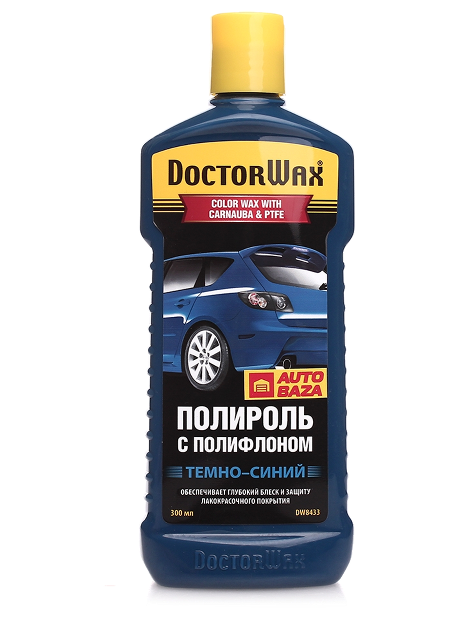 

Полироль кузова с полифлоном темно-синяя Doctor Wax 300 мл (DW8433), Темно-синий