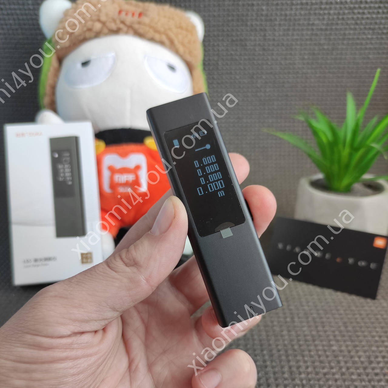 

Лазерный дальномер XIAOMI DUKA LS-5 40m сенсорный экран из закаленного стекла зарядка Type-C гироскоп
