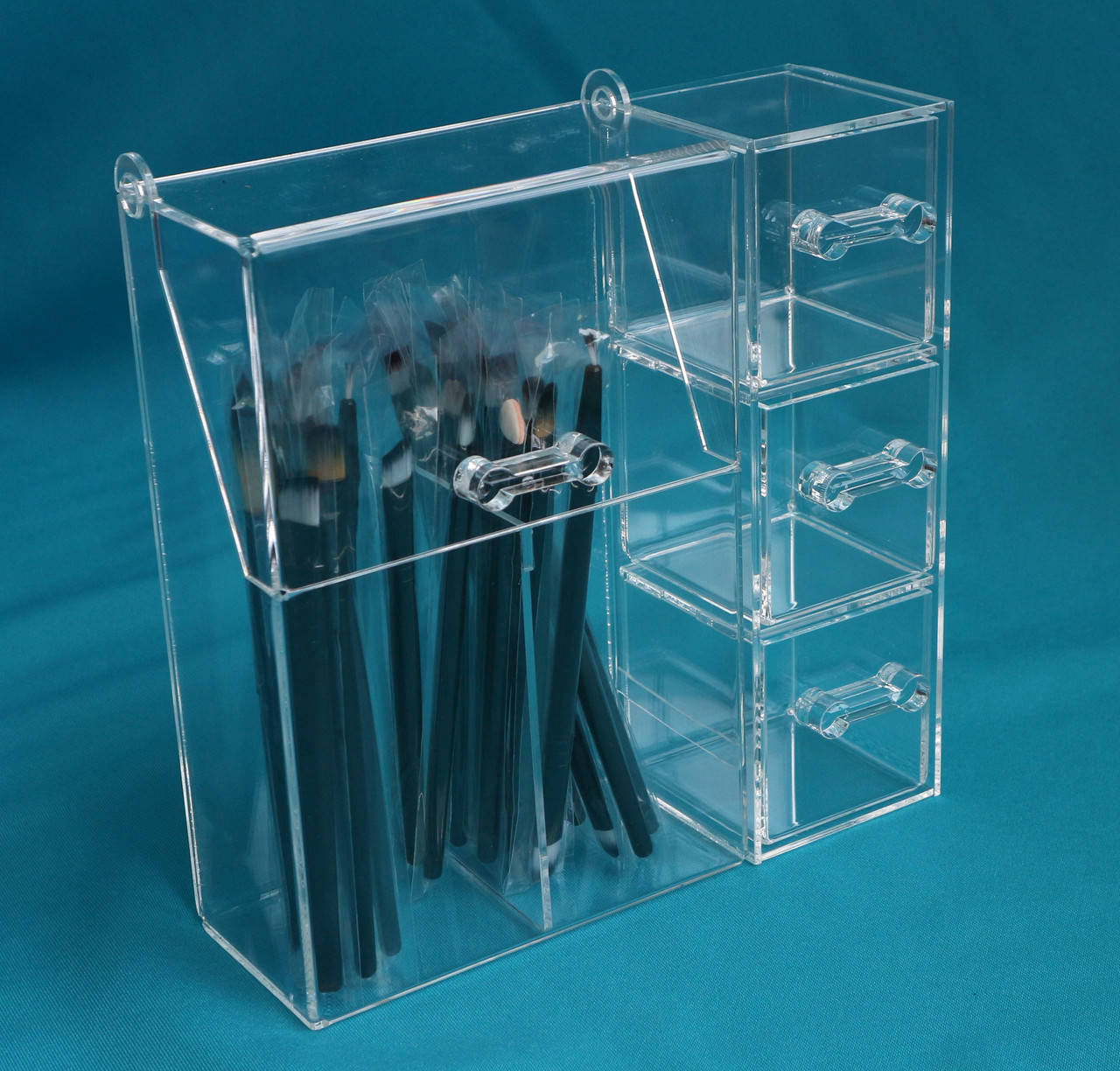 

Органайзер под кисти с крышкой