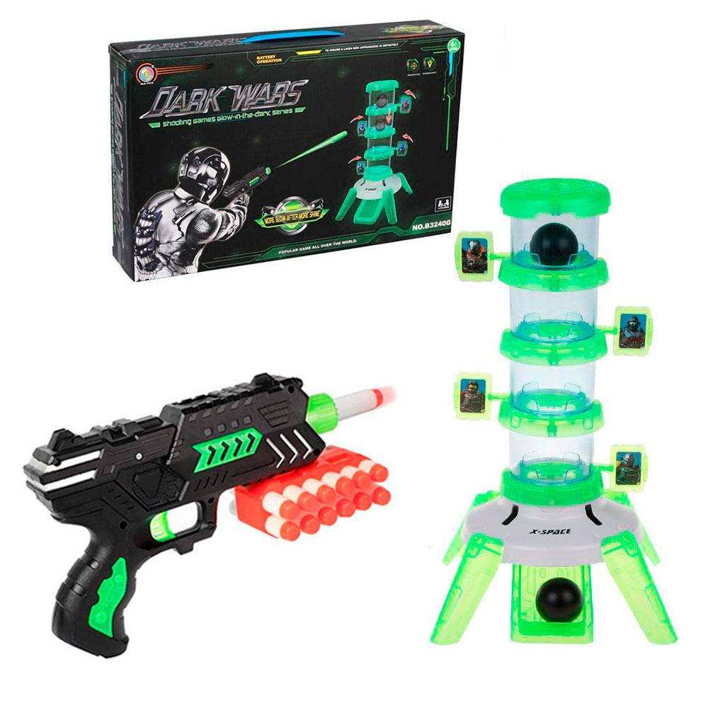 

Игровой набор Dark Wars Тир-башня воздушный тир B3240G, Черный