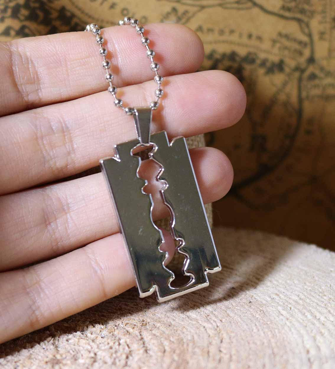 

Подвеска кулон лезвие нержавейка