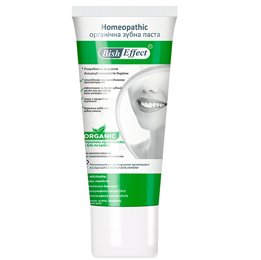 

Органический зубной экстракт для чистки зубов с природным бишофитом (гомеопатический).