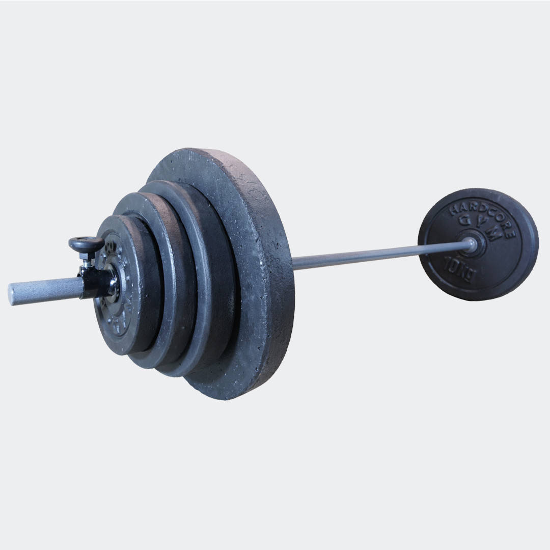 

Штанга 44 кг разборная фиксированная прямая 1.5 м наборная для дома домашняя, Черный