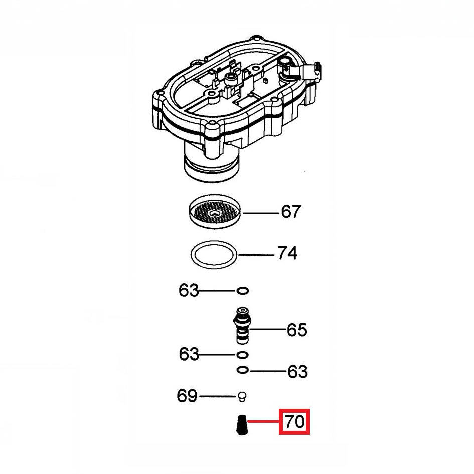 

Пружина под клапан термоблока Delonghi 6132106900 J6/51
