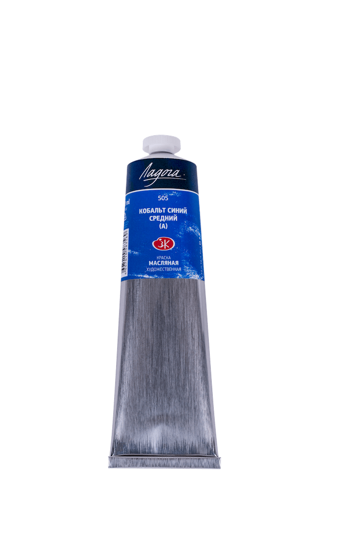 

Фарба олійна, Кобальт синій середній (А), 120мл, Ладога
