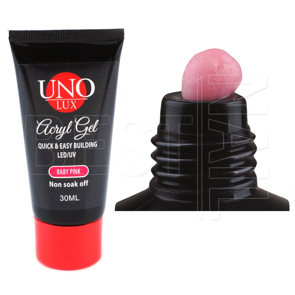 

Акрил-гель UNO UV/LED, 30 г (baby pink), Розовый