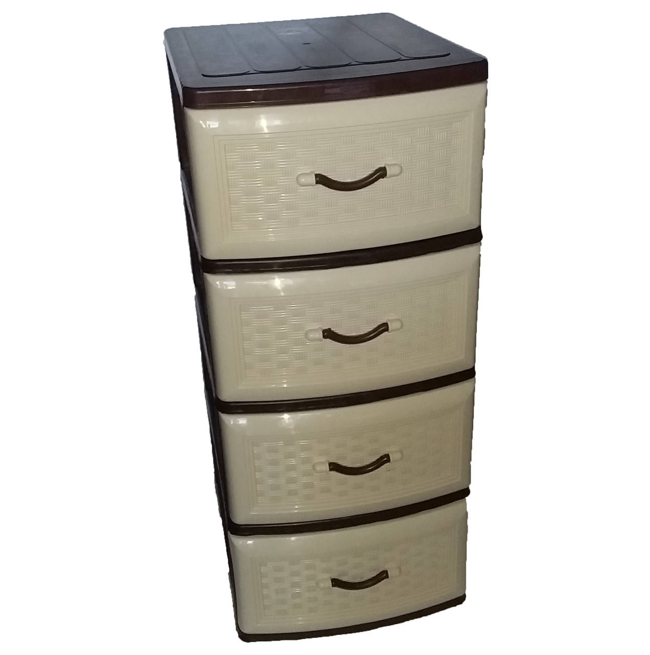 

Пластиковый комод Гигант. 4 ящика. 92х40х50.