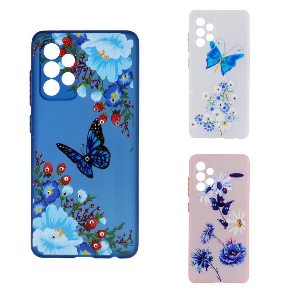 

Чехол для Samsung A52 Самсунг А52 TPU Ultra-thin Shine with Frame, Разные цвета