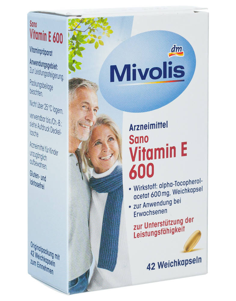 

Mivolis Sano Vitamin E 600 - 42 шт