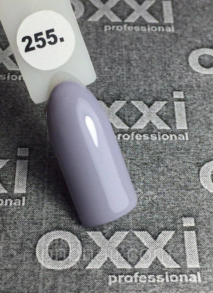 

Гель-лак OXXI Professional № 255 (лилово-серый, эмаль), 8 мл