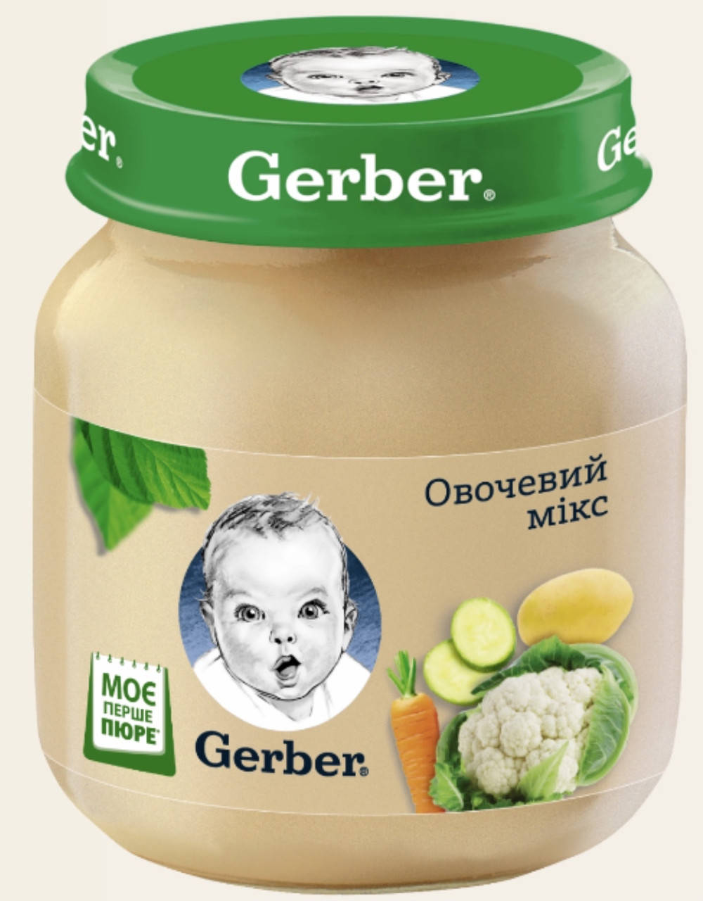 

Гербер пюре Овощной микс 130 г с 6 мес