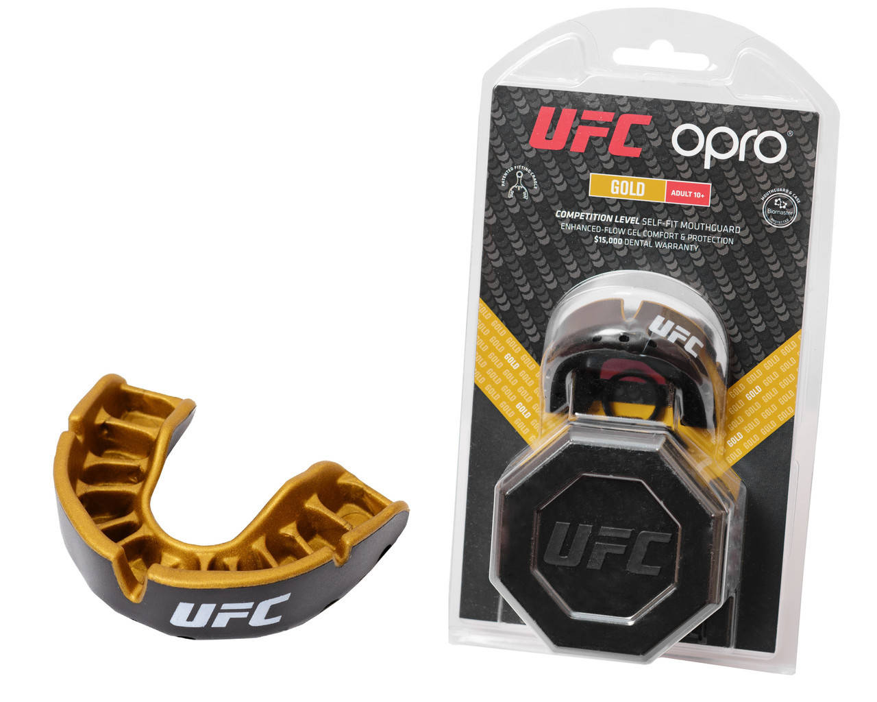 

Капа OPRO UFC Gold - Black Metal/Gold (002260001)