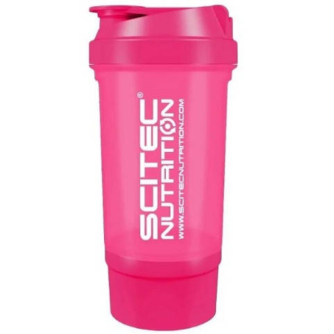 

Шейкер Scitec Nutrition Traveller Pink 2 in 1 (РОЗОВЫЙ) (500мл. + контейнер)