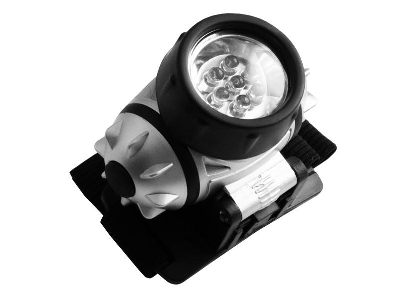 

Фонарь налобный светодиодный 050 707 7-LED батарейный