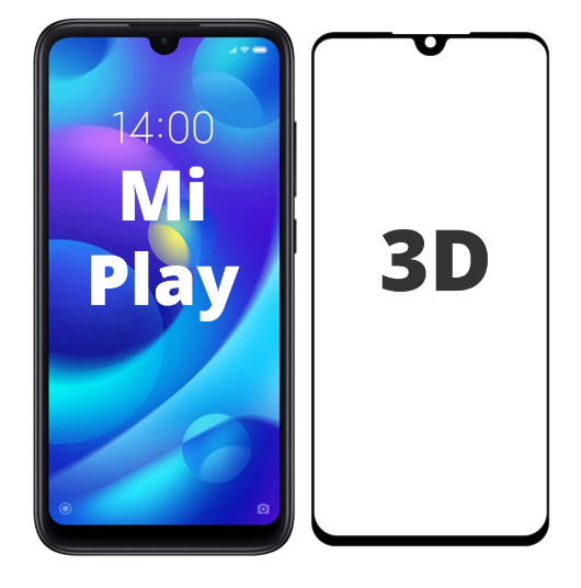 

Защитное 3D стекло для Xiaomi Mi Play (сяоми ксиоми ми плей)