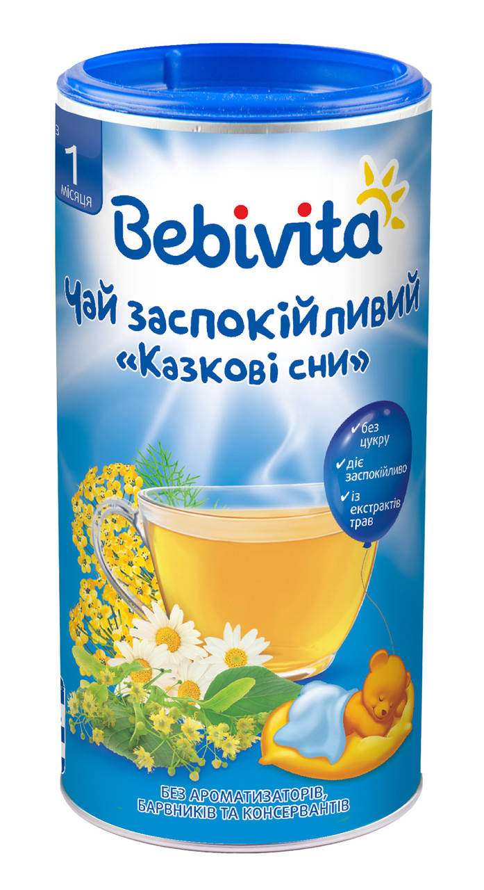 

Чай успокаивающий "Сказочные сны" Bebivita, 200г