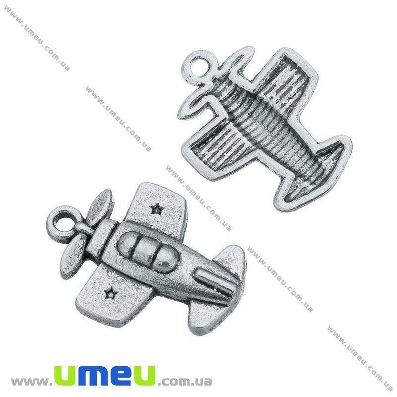 

Подвеска металлическая Самолётик, Античное серебро, 20х15 мм, 1 шт (POD-001256)