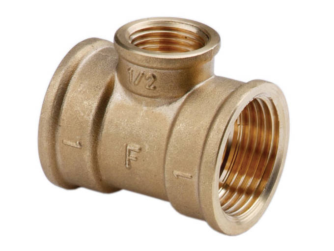 

Тройник латунный 1 1/4 внутренняя 3/4" внутренняя 1 1/4" внутренняя резьбы