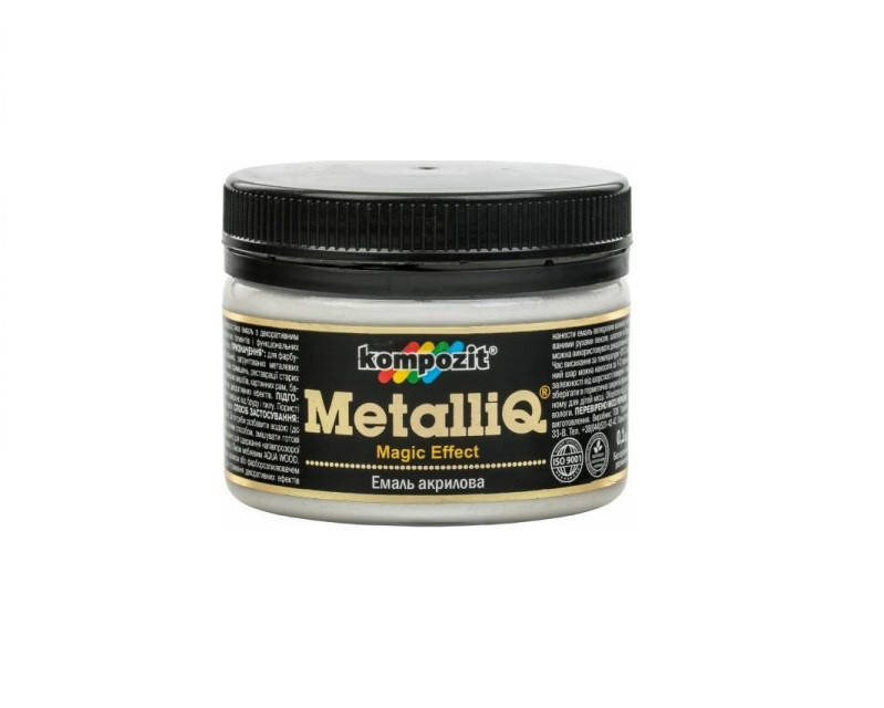 

Краска металлик KOMPOZIT METALLIQ СРIБЛО декоративная 0,1кг