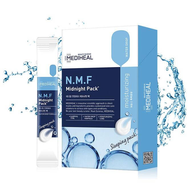 

Ночная увлажняющая и разглаживающая маска Mediheal NMF Midnight Sleeping Pack 4ml