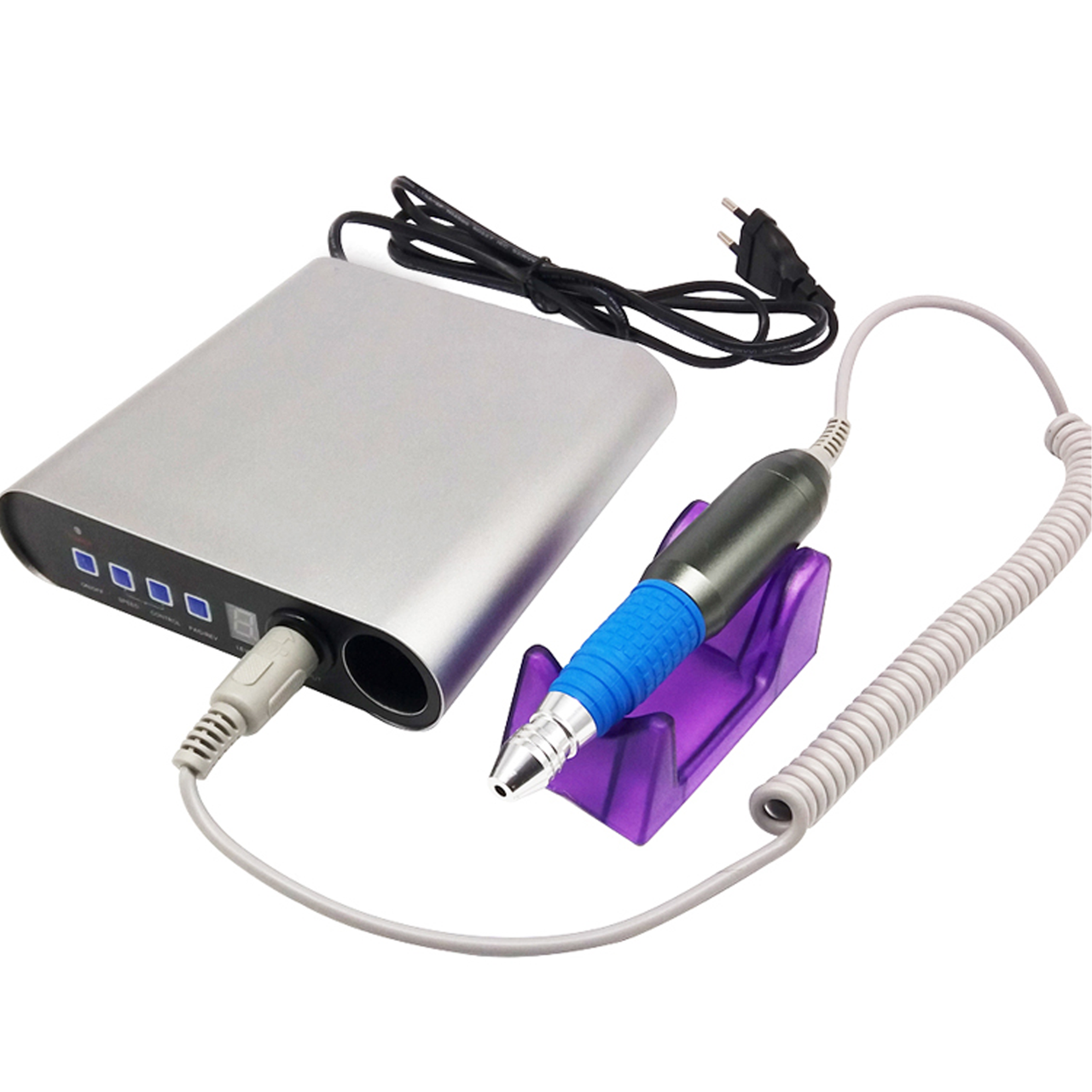 

Фрезер Anself на 35 Вт и 35000 об/мин для маникюра и педикюра, Светло-серый