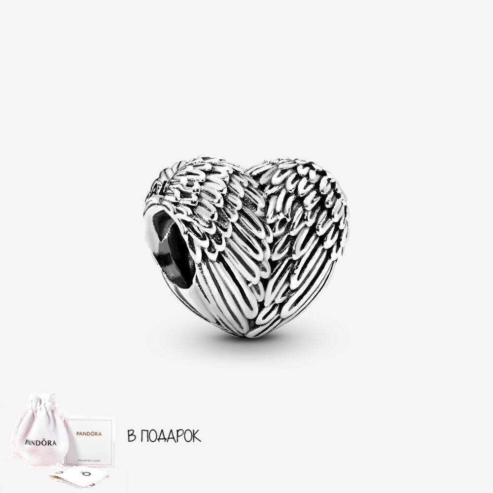 

Шарм Pandora Сердце с ангельских крыльев
