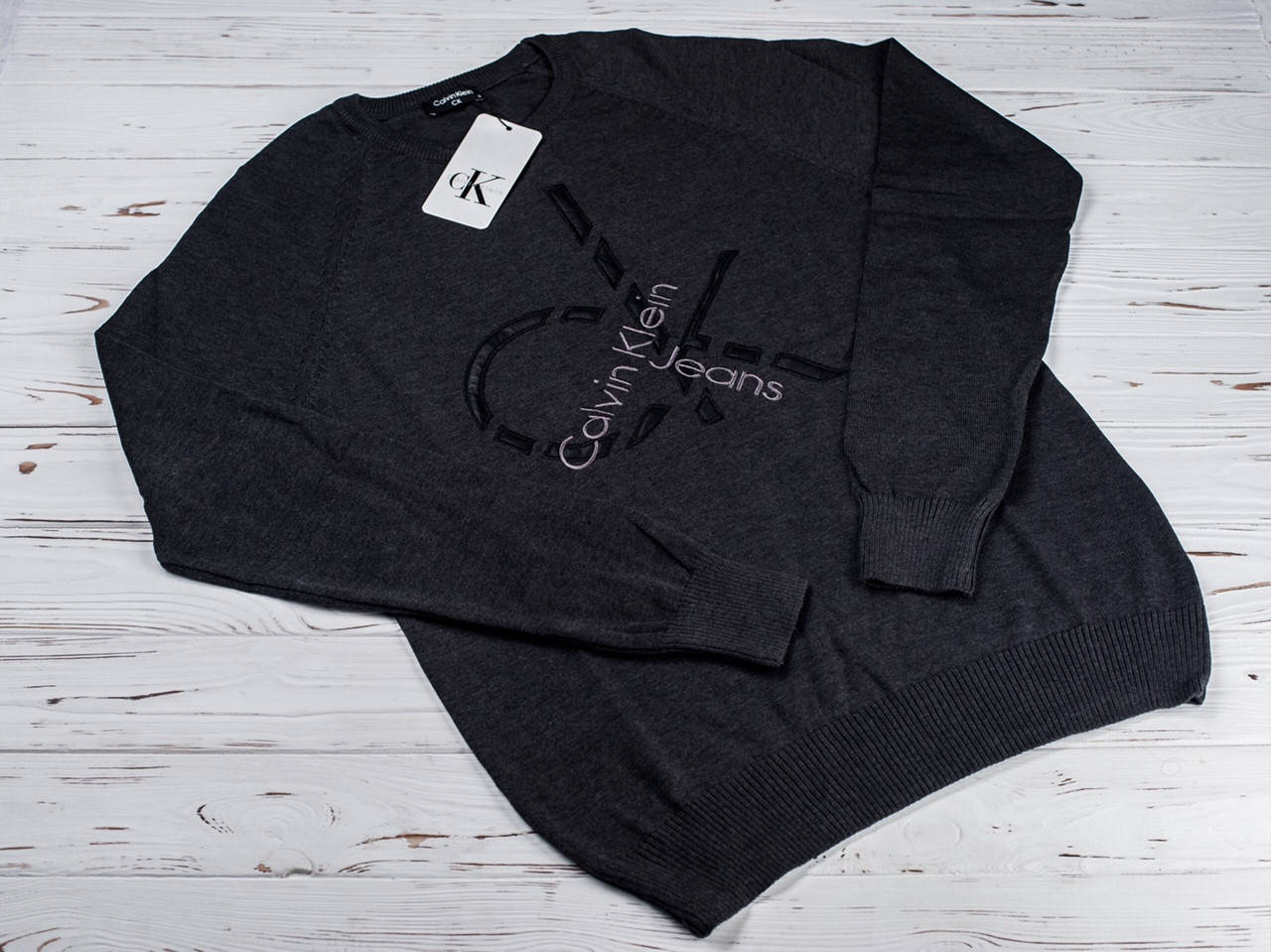

Мужской свитшот Calvin Klein Grey! | S M L XL XXL | свитер світшот келвін келвин кляйн светр чоловічий