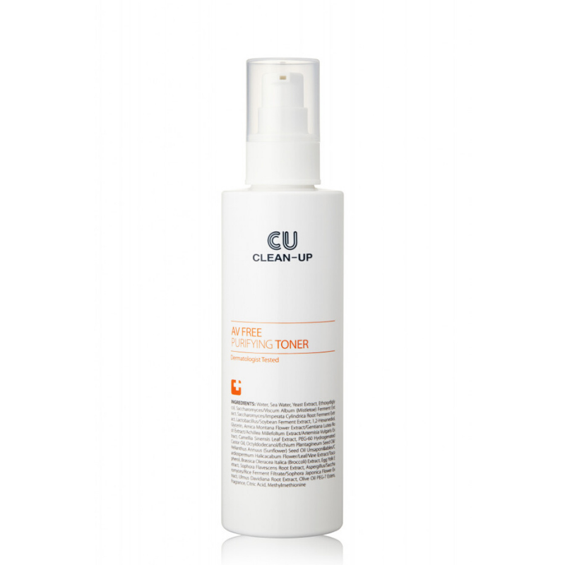 

Балансирующий очищающий тонер для проблемной кожи CU Skin Clean-Up AV Free Purifying Toner, 180 мл