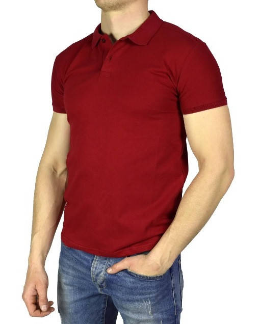

Футболка ПОЛО мужская БАТАЛ 54-56р. Бордо 5XL, 56