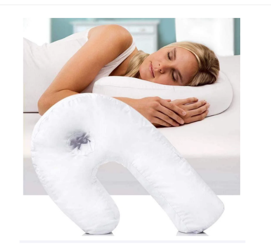 

Эргономичная ортопедическая подушка для сна SIDE SLEEPER PRO с отверствием для уха, Белый