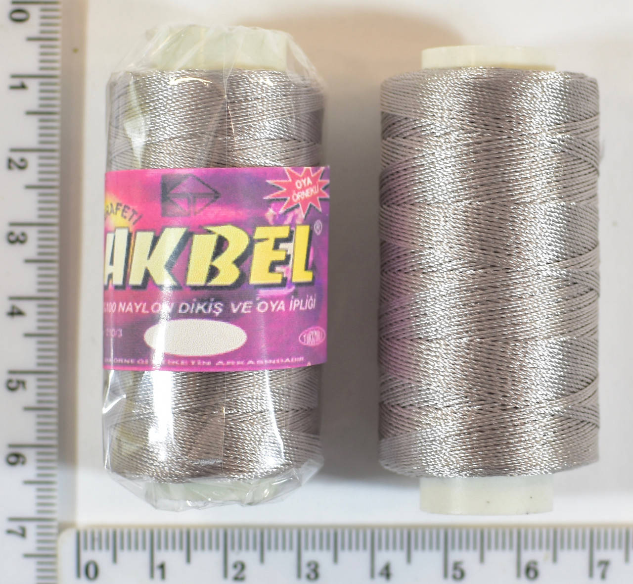 

Нитка полиэстер нейлон ( кожа, обувь) 210/3 №5649 св серая уп=1шт