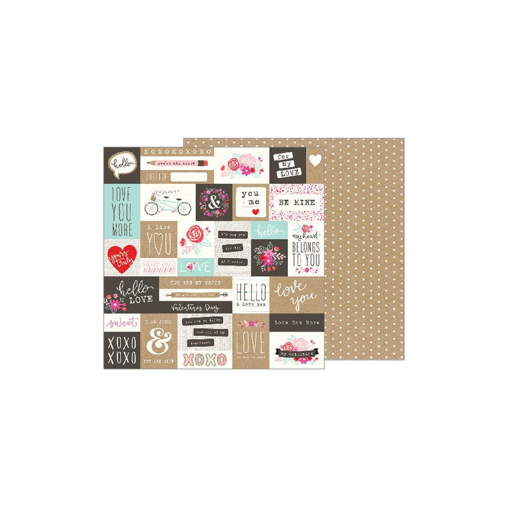 

Папір двосторонній - Love Notes - Forever My Always - Pebbles - 30x30