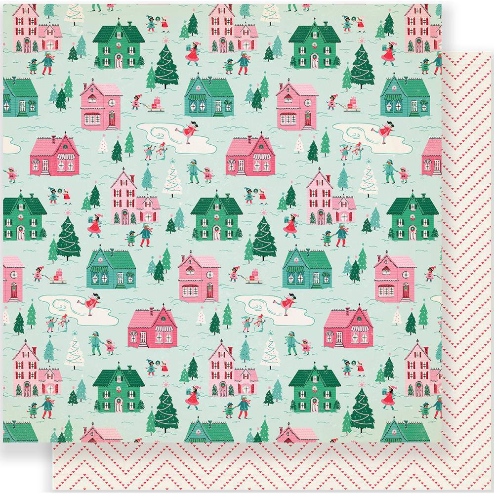 

Папір двосторонній - Wonderland - Fa La La - Crate Paper - 30x30