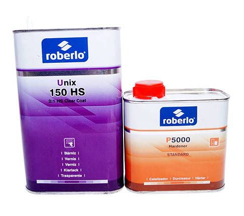 

Лак Roberlo UNIX 150 HS 1л c отв. Р-5000 0,5л (арт.50657-45450)