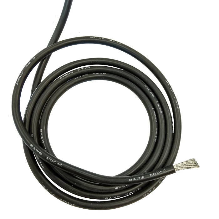 

Провод монтажный 6AWG (3200*0.08) супергибкий силиконовый черный