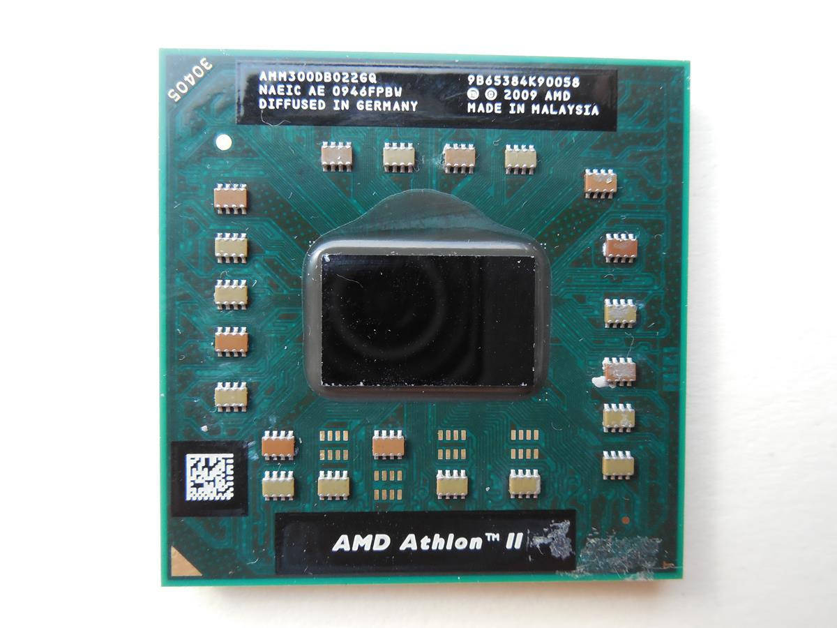 

Процессор для ноутбука AMD Athlon II M300 2.0GHz AMM300DB022GQ NAEIC CAEEC Socket S1 S1g3